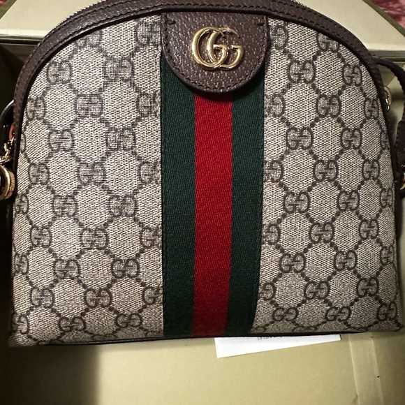 GUCCI OPHIDIA GG SMALL SHOULDER BAG - Picture 4 of 10